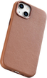 Панель iCarer Real Cowhide Premium Leather Magsafe для Apple iPhone 14 Brown (WMI14220705-BN) - зображення 9