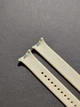 Силиконовый ремешок Original Design MiJobs для фитнес браслета Xiaomi Mi Band 8/9/10 Milk с металлическим креплением + металлическая кнопка (mrk6564) - изображение 3
