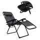 Раскладное кресло для отдыха LEOBRO Zero Gravity Dark Grey (LB-ZGC-F1-DGR) - изображение 4