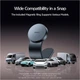 Автомагнитный держатель Baseus Prime Trip C02 Magnetic Car Mount (Android Version) |для телефона, надежная фиксация, легкая установка на приборную панель, вращение на 180 градусов, универсальная совместимость| Черный - изображение 14