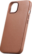 Etui iCarer Real Cowhide Premium Leather Magsafe do Apple iPhone 14 Plus Brown (WMI14220707-BN) - obraz 4