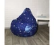 Крісло-груша бавовна "Космос" KatyPuf L 100x75 - зображення 4