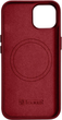 Панель iCarer Real Cowhide Premium Leather Magsafe для Apple iPhone 14 Plus Red (WMI14220707-RD) - зображення 3