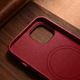 Панель iCarer Real Cowhide Premium Leather Magsafe для Apple iPhone 14 Plus Red (WMI14220707-RD) - зображення 17