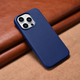 Панель iCarer Real Cowhide Premium Leather Magsafe для Apple iPhone 14 Pro Max Blue (WMI14220708-BU) - зображення 13