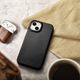 Чохол-книжка iCarer Curved Edge Oil Wax Real Leather Folio Case для Apple iPhone 14 Plus Black (AKI14220707-BK) - зображення 18