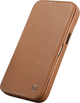 Чохол-книжка iCarer Curved Edge Real Cowhide Premium Leather Folio Case для Apple iPhone 14 Plus Brown (WMI14220715-BN) - зображення 6