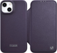 Чохол-книжка iCarer Curved Edge Real Cowhide Premium Leather Folio Case для Apple iPhone 14 Plus Dark Purple (WMI14220715-BN) - зображення 1
