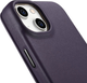 Чохол-книжка iCarer Curved Edge Real Cowhide Premium Leather Folio Case для Apple iPhone 14 Plus Dark Purple (WMI14220715-BN) - зображення 11