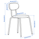 Стул SANDSBERG IKEA 906.052.55 красно-коричневый - изображение 4