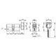Цилиндровый механизм Punto (Z402/90) Z4002Knob90(40+10+40) с вертушкой PB латунь - изображение 6