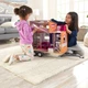 Деревянный кукольный домик KidKraft Teeny House 65948 детский игрушечный домик трейлер для куклы, дом на колесах, дом прицеп - изображение 8