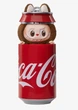 Мягкая игрушка плюшевая Лабубу в банке кока кола COCA-COLA The Monsters Labubu POP MART в коробке Фигурка 14 см Коричневая - изображение 9