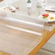 Клеенка на стол рифленая Мягкое стекло Stains Embossing 0.8 мм (MA-5184-0.8) 100 х 100 см - изображение 3