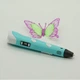 3д ручка для рисования 3d с led дисплеем MHz Smart 3d pen 2 синяя (D-2019091955) - изображение 3