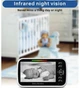 Видеоняня Baby Monitor SM651, монитор 5", двусторонняя аудиосвязь, ночное видение - изображение 6