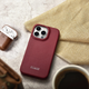 Чохол-книжка iCarer Curved Edge Oil Wax Real Leather Folio Case для Apple iPhone 14 Pro Max Red (WMI14220716-RD) - зображення 19