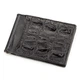 Зажим из натуральной кожи крокодила CROCODILE LEATHER 12х 8,5 см 000346582 - изображение 1