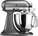 Кухонная машина KitchenAid Artisan 4,8л 5KSM175PSEMS с откидным блоком серебряный - изображение 1