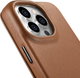 Etui z klapką iCarer Curved Edge Real Cowhide Premium Leather Folio Case do Apple iPhone 14 Pro Brown (WMI14220714-BN) - obraz 11
