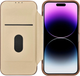 Etui z klapką iCarer Curved Edge Real Cowhide Premium Leather Folio Case do Apple iPhone 14 Pro Brown (WMI14220714-BN) - obraz 16