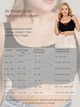 Бесшовный бюстгальтер 3XL (90F, 95C, 95D, 95E) Free Bra анатомический лиф без косточек широкие бретели Черный 536401894 - изображение 3