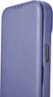 Etui z klapką iCarer Curved Edge Real Cowhide Premium Leather Folio Case do Apple iPhone 14 Pro Light Purple (WMI14220714-LP) - obraz 10