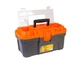 Скриня для інструментів MASTERTOOL з пластиковими замками 16" 410х230х205 мм 79-6026 - изображение 3