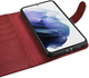 Etui z klapką iCarer Haitang Leather Wallet Case do Samsung Galaxy S22 Plus Red (6958955898156) - obraz 4