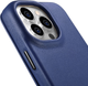 Etui z klapką iCarer Curved Edge Real Cowhide Premium Leather Folio Case do Apple iPhone 14 Pro Blue (WMI14220714-BU) - obraz 11