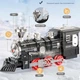 Залізниця Xiang парогенератор, акумулятор 3.7 V, USB кабель, локомотив, 5 вагонів, звуки, підсвічування, автоматичний принцип роботи (699-6 A) - зображення 3