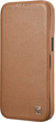 Etui z klapką iCarer Curved Edge Real Cowhide Premium Leather Folio Case do Apple iPhone 14 Brown (WMI14220713-BN) - obraz 5