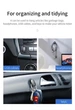 Набор креплений Baseus Car Hooks Organizer Storage Hanger for USB Cable Headphone Key Storage Car Accessory Car Adhesive Hook Hanger (Комплект 4шт) Black - изображение 4
