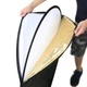 Отражатель ручной, круглый, Puluz PU5110, 110 см, 5 цветов, Черный - изображение 2