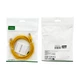 Сітковий кабель UGREEN Cat5e UTP Lan cable 26AWG 2m (Yellow) (UGR-11231) - зображення 2