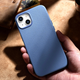 Etui iCarer Litchi Premium Leather Magsafe Back Case do Apple iPhone 14 Light Blue (WMI14220709-LB) - obraz 16
