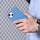 Etui iCarer Litchi Premium Leather Magsafe Back Case do Apple iPhone 14 Light Blue (WMI14220709-LB) - obraz 18