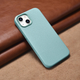 Etui iCarer Litchi Premium Leather Magsafe Back Case do Apple iPhone 14 Green (WMI14220709-GN) - obraz 14