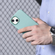 Etui iCarer Litchi Premium Leather Magsafe Back Case do Apple iPhone 14 Green (WMI14220709-GN) - obraz 18