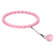Hula-hop plus size light pink z wypustkami i obciążnikiem HMS HHW11 (5907695553529) - obraz 5