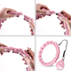 Hula-hop plus size light pink z wypustkami i obciążnikiem HMS HHW11 (5907695553529) - obraz 15