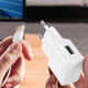 Ładowarka sieciowa Samsung EP-TA200EWE USB-A 15 W + kabel EP-DR140AWE White (8596311080760) - obraz 5