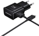 Ładowarka sieciowa Samsung EP-TA200EBE USB-A 15 W + kabel EP-DR140ABE Black (8596311080753) - obraz 1