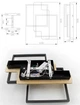 Управляемая светодиодная люстра Esllse WOODY 85W-2S-APP-500x430x135мм - BLACK/WOOD-220-IP20 - изображение 6