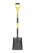 Лопата совковая MASTERTOOL 240х300х1100 мм порошковая покраска с фибергласовой ручкой и держаком 14-6278 - изображение 1