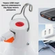 Лампа светильник Supreto подвесная с аккумулятором и USB зарядкой Белая (9130-0001) - изображение 3