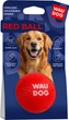 Игрушка для собак WAUDOG Fun Red Ball вспененный термопластичный полиуретан 70 мм Красный (6001collar) - изображение 3