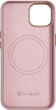 Etui iCarer Litchi Premium Leather Magsafe Back Case do Apple iPhone 14 Plus Pink (WMI14220711-PK) - obraz 3