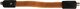Kabel TechniSat TECHNIKABEL SLIM 0.22 m Orange (76-4985-00) - obraz 2