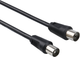 Kabel TechniSat Coaxial IEC - IEC 3 m Black (76-4831-03) - obraz 2